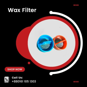HF4 Wax filter red and blue