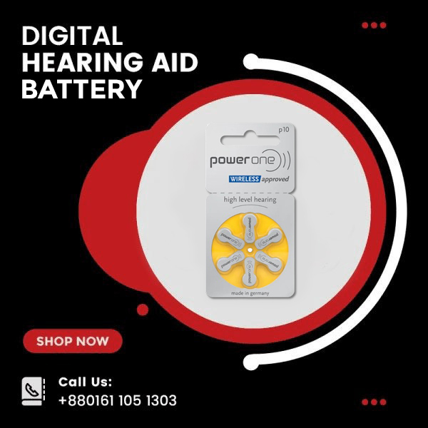 Power One 10 Size Hearing Aid Batteries Price in Bangladesh