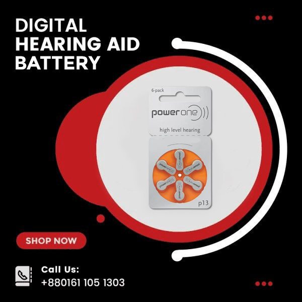Power One 13 Size Hearing Aid Batteries Price in Bangladesh